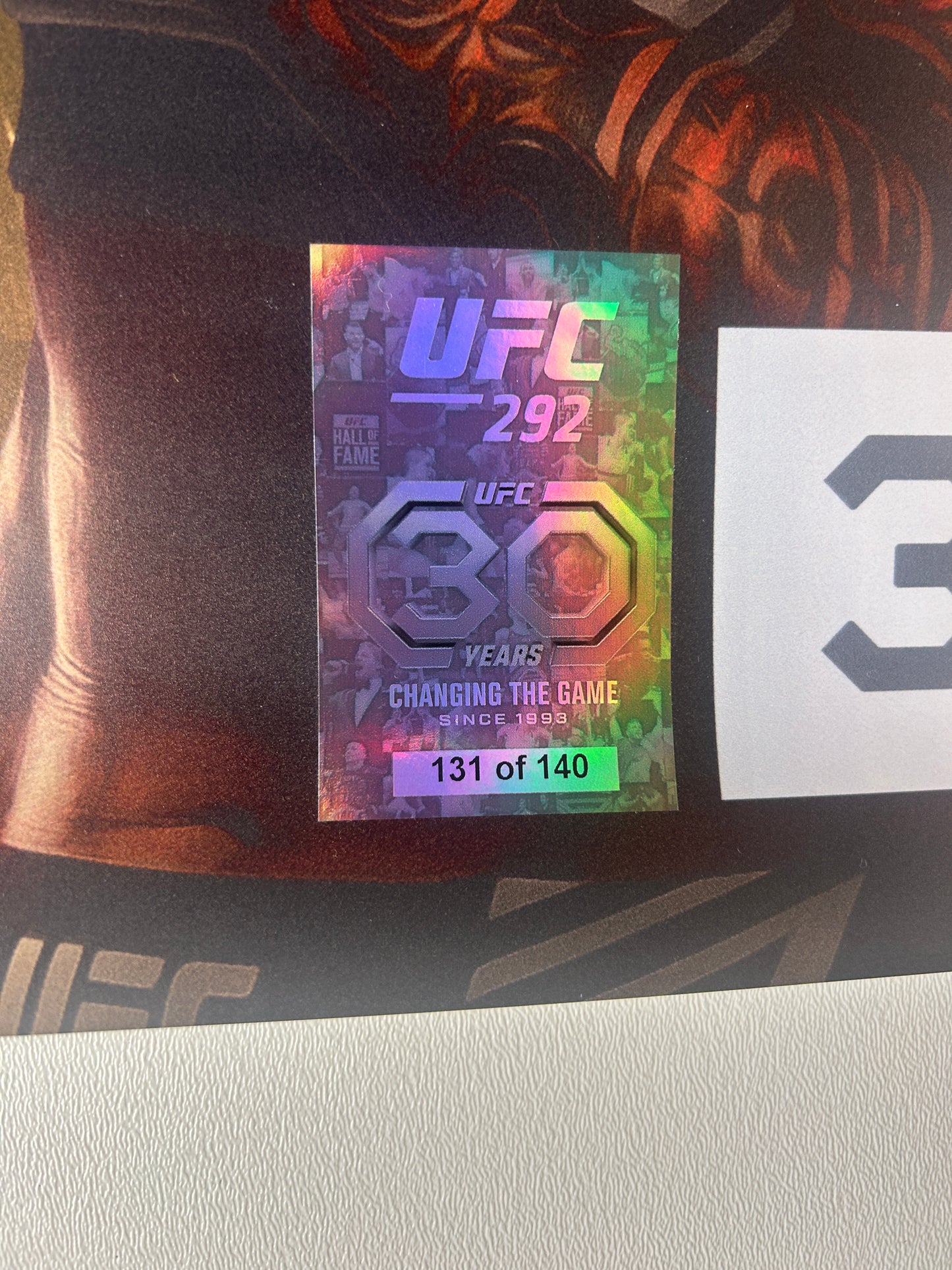 UFC 292 Sterling vs. Sean O'Malley Signed Event Poster