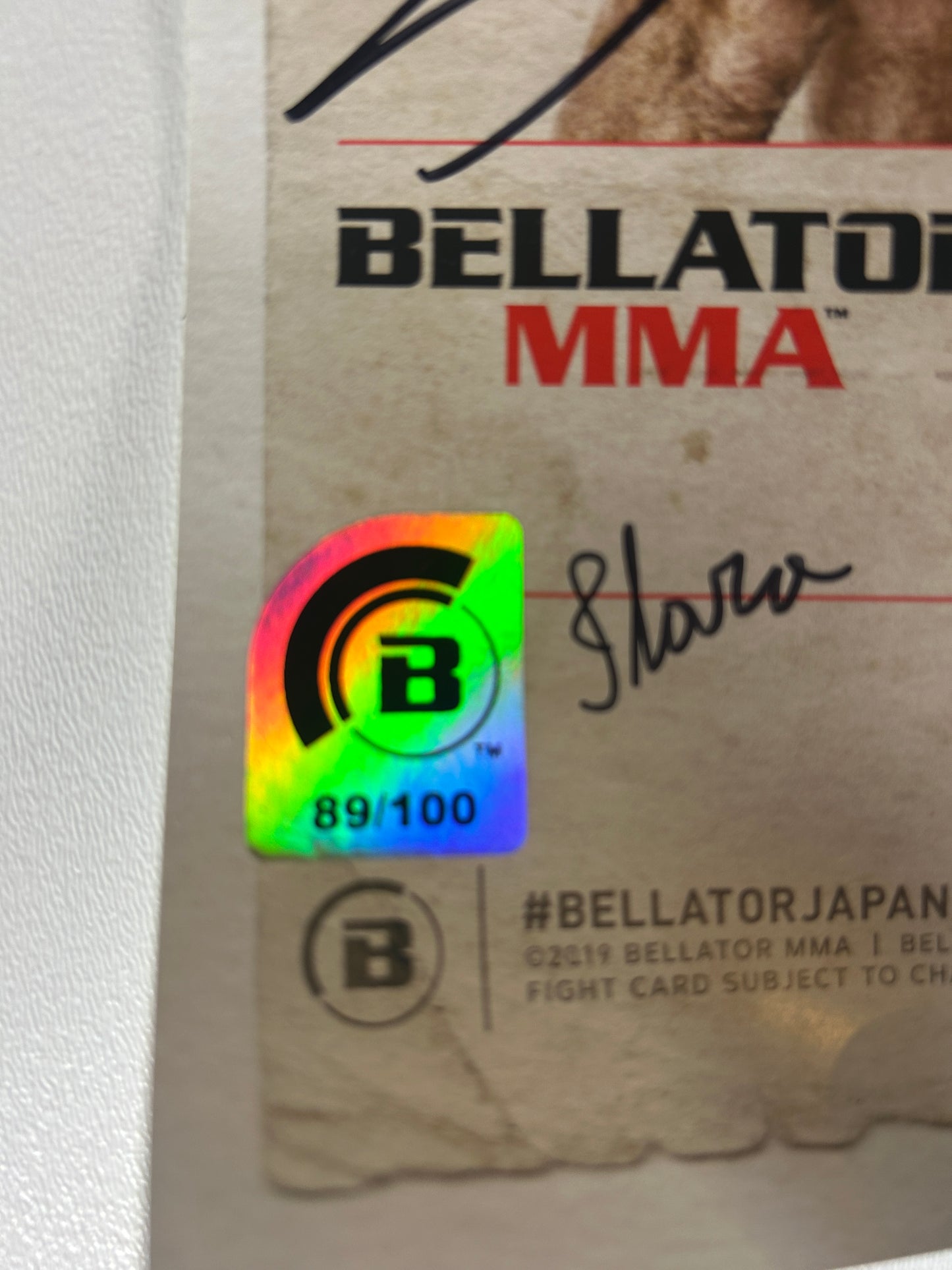 Bellator 237 Fedor Vs Rampage Signed Event Poster