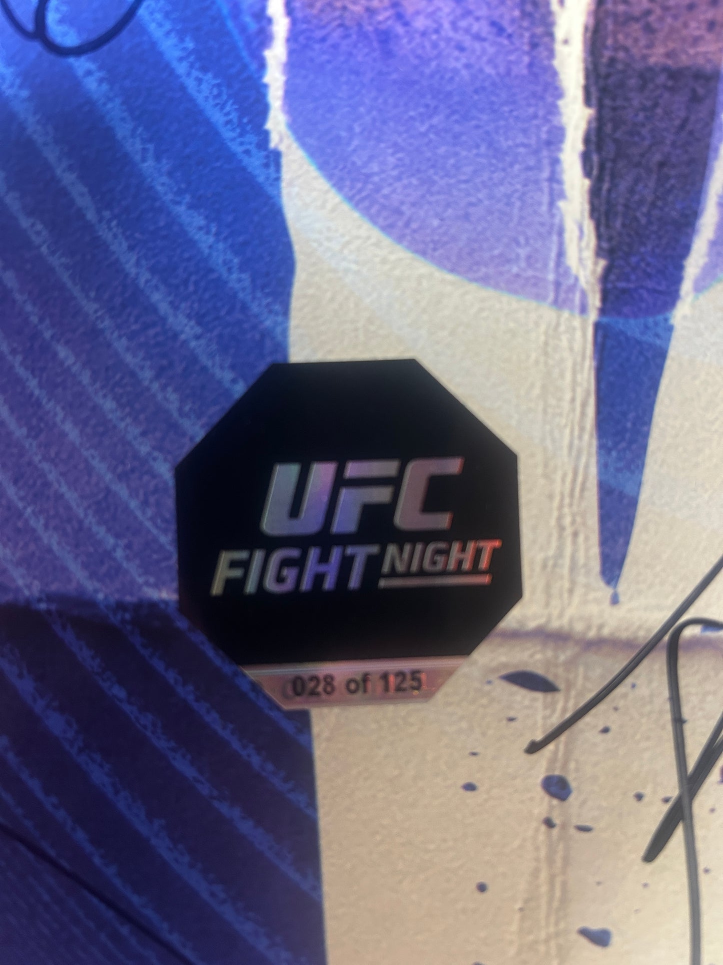 UFC Fight Night Curtis Blaydes Vs Derrick Lewis Signed Event Poster