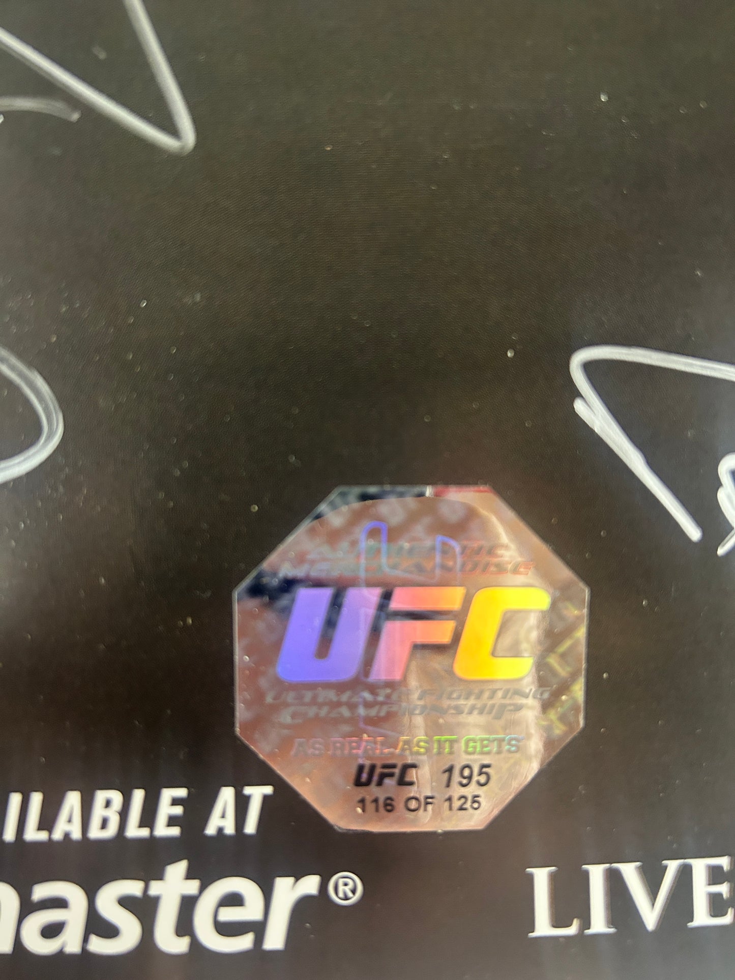 UFC 195 Robbie Lawler Vs Carlos Condit Signed Event Poster