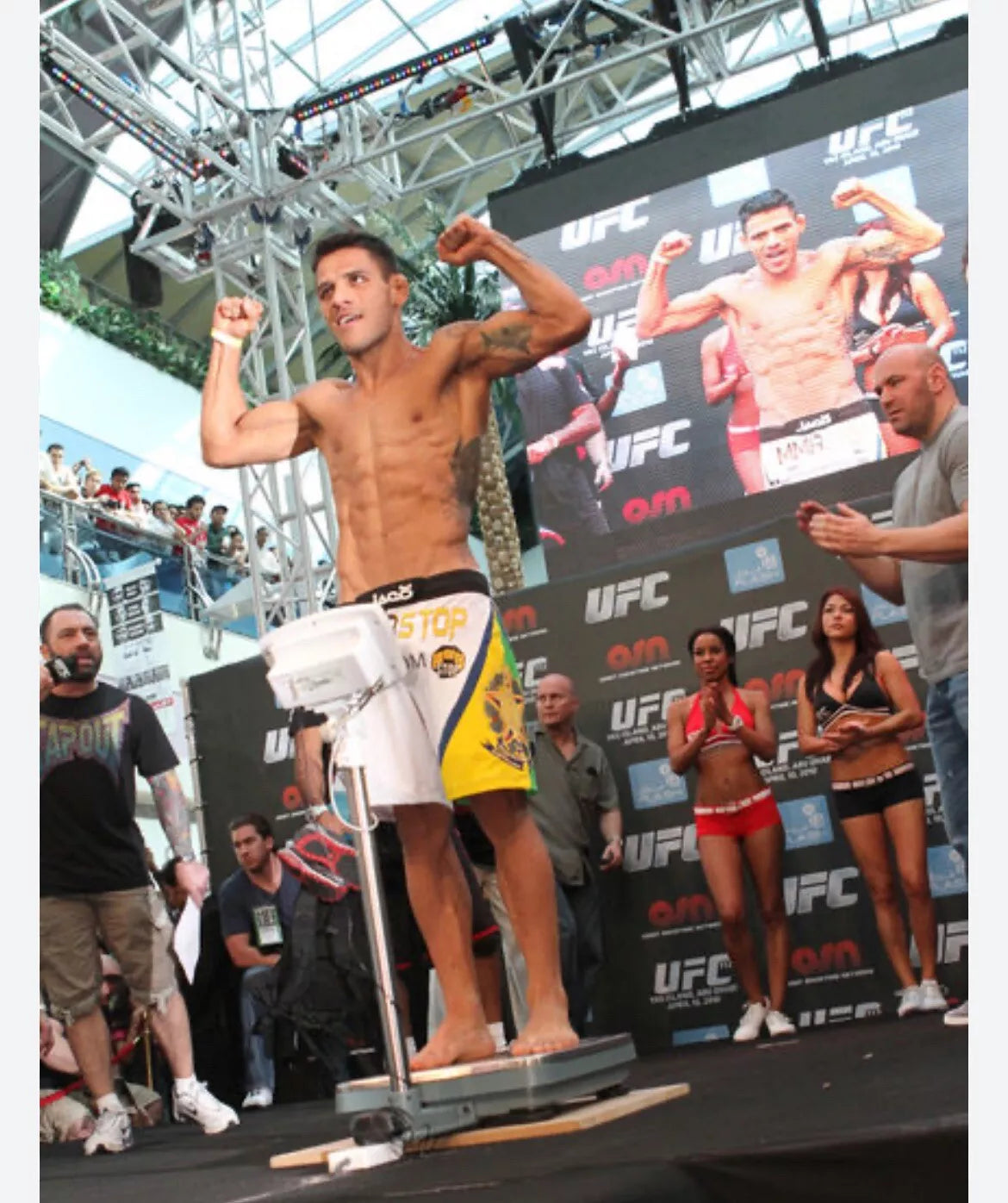 UFC 112 Anderson Silva Vs Demian Maia Signed Event Poster SBC