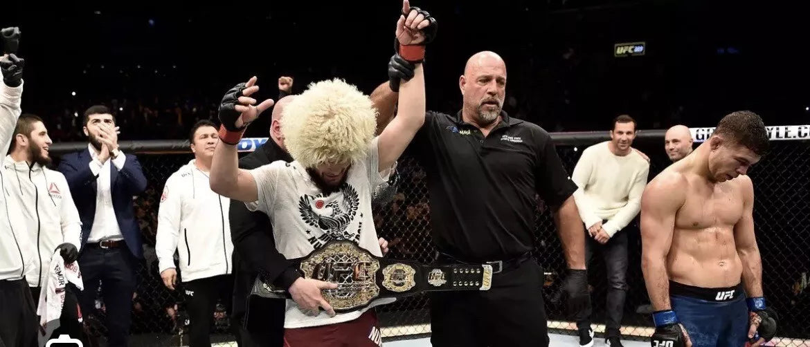 UFC 223 Khabib Nurmagomedov vs. Iaquinta Signed Event Poster SBC