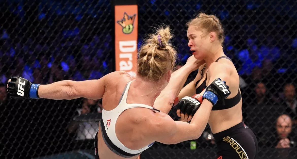 UFC 193 Ronda Rousey Vs Holly Holm Signed Event Poster SBC