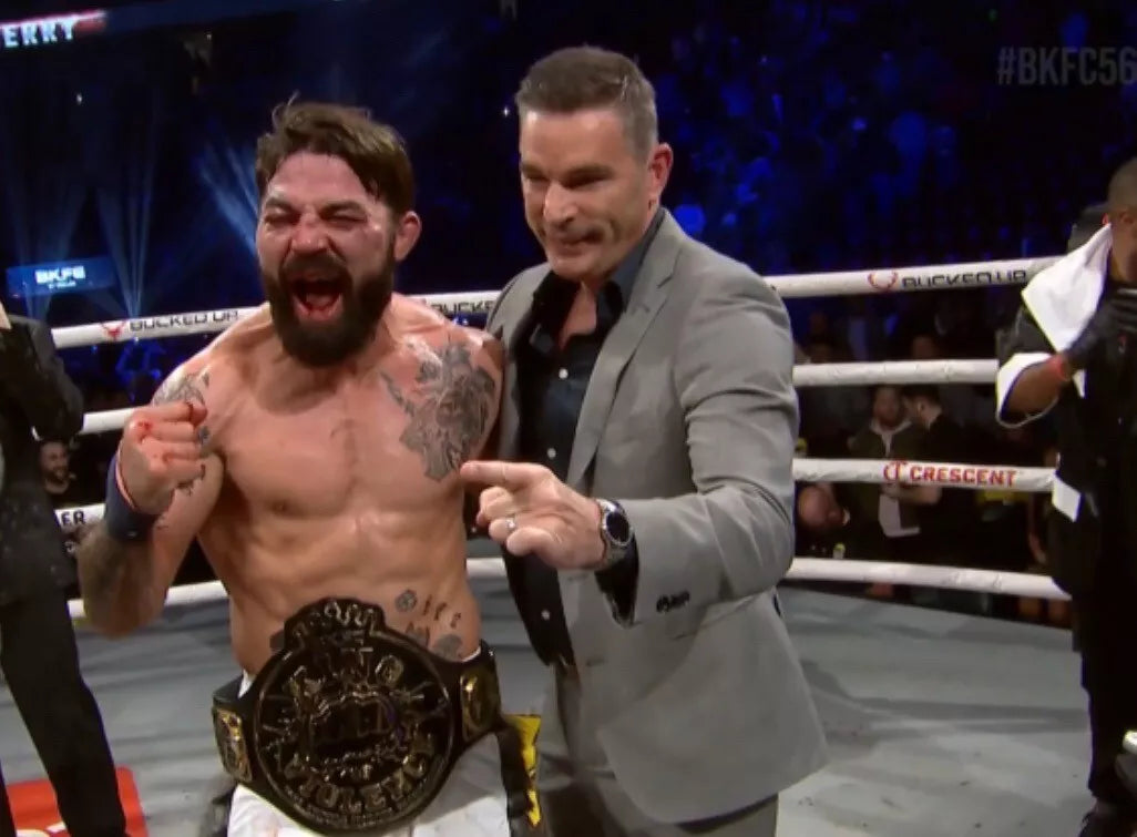 BKFC 56 Mike Perry V Eddie Alvarez Signed Event Poster SBC