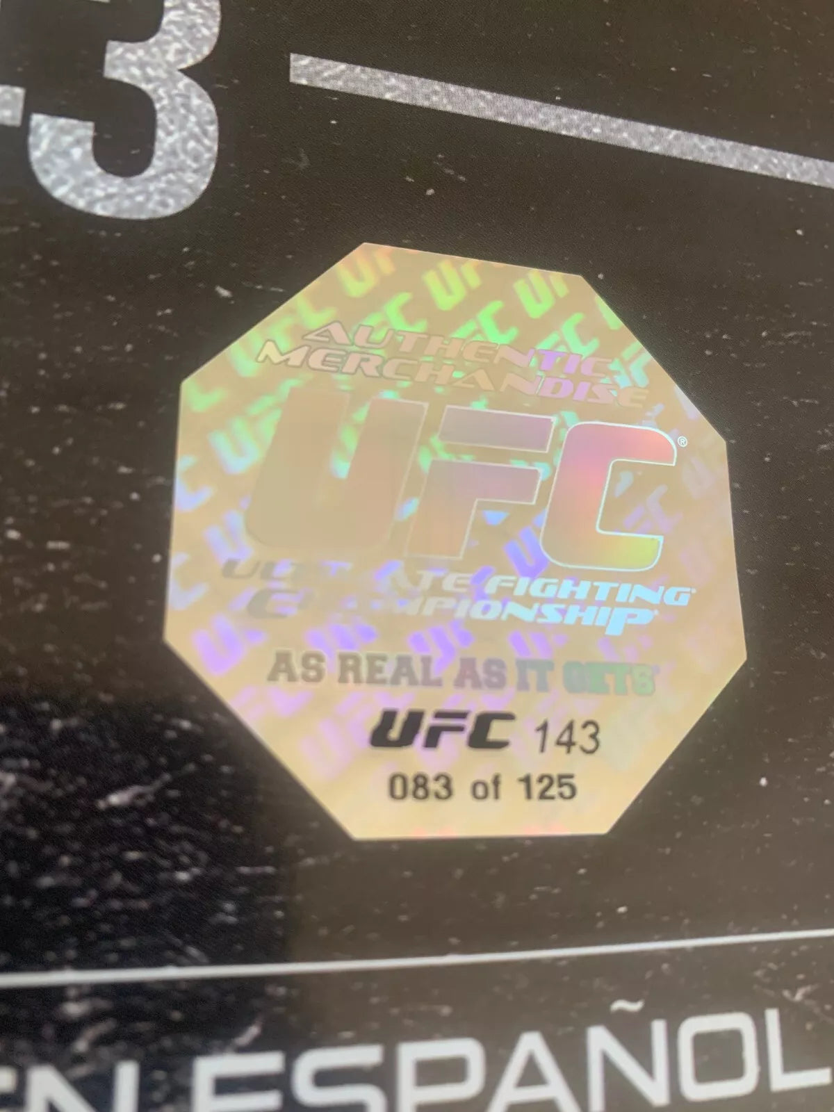 UFC 143 NICK DIAZ Vs Carlos Condit Signed Event Poster SBC