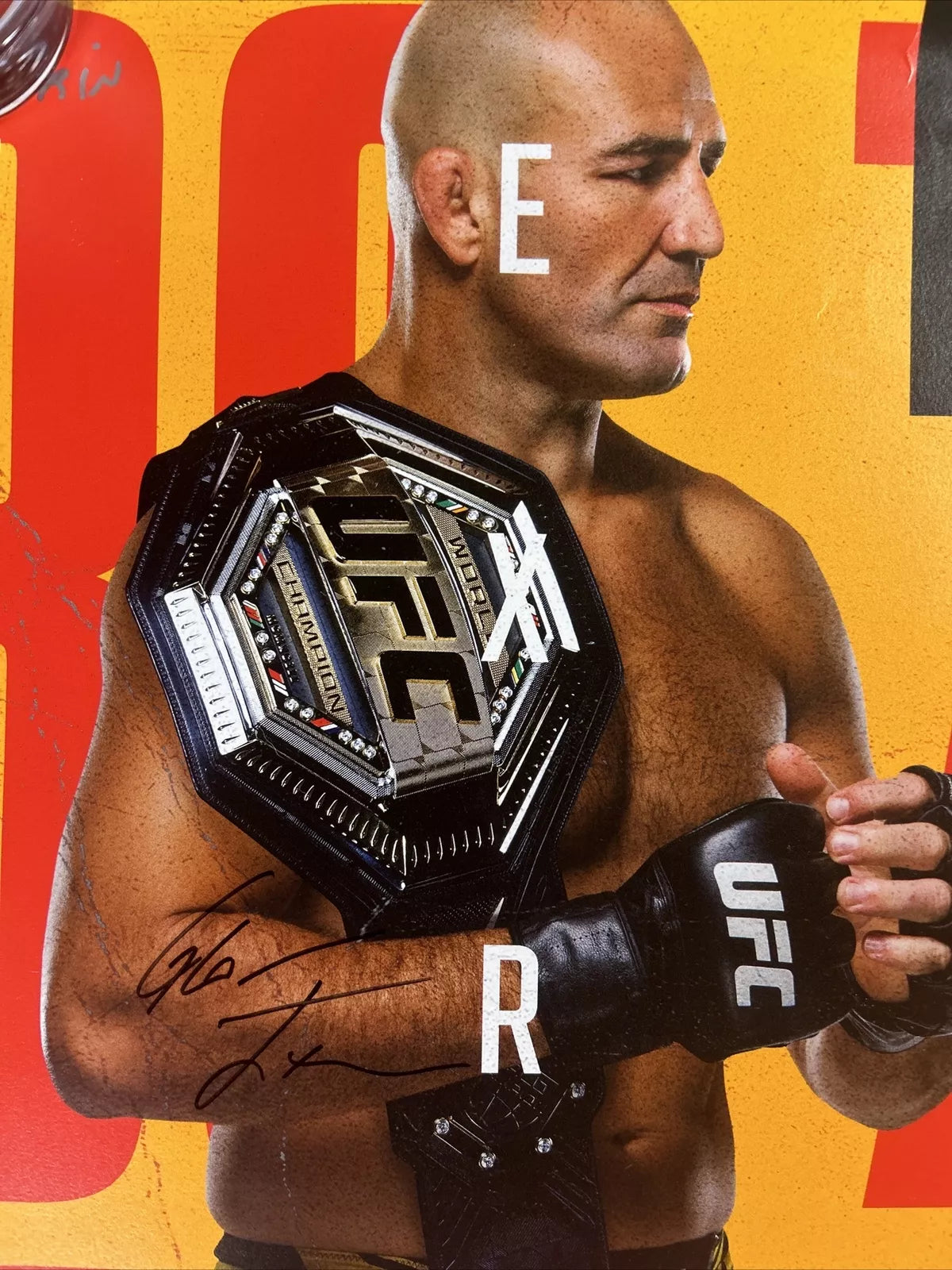UFC 275 Glover Teixeira vs Jiri Procházka Signed Event Poster SBC