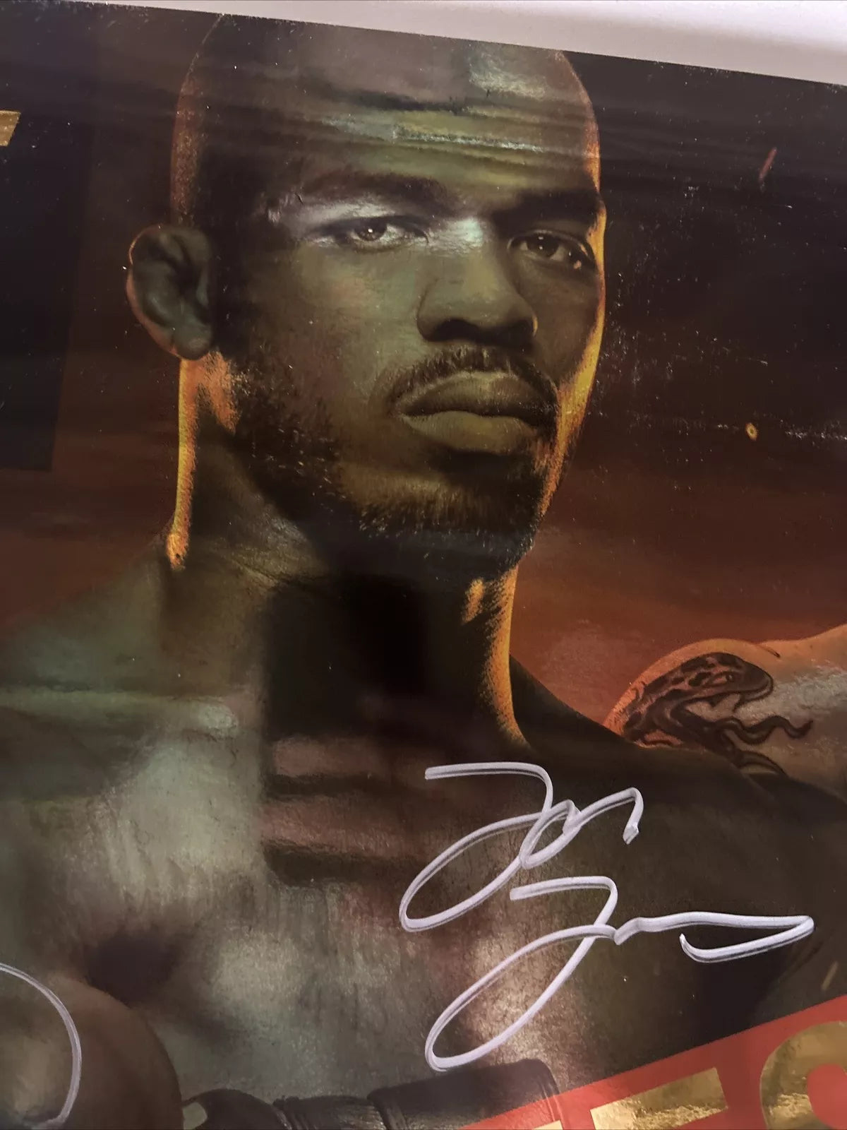 UFC 235 Jon Jones Vs Smith Signed Event Poster SBC