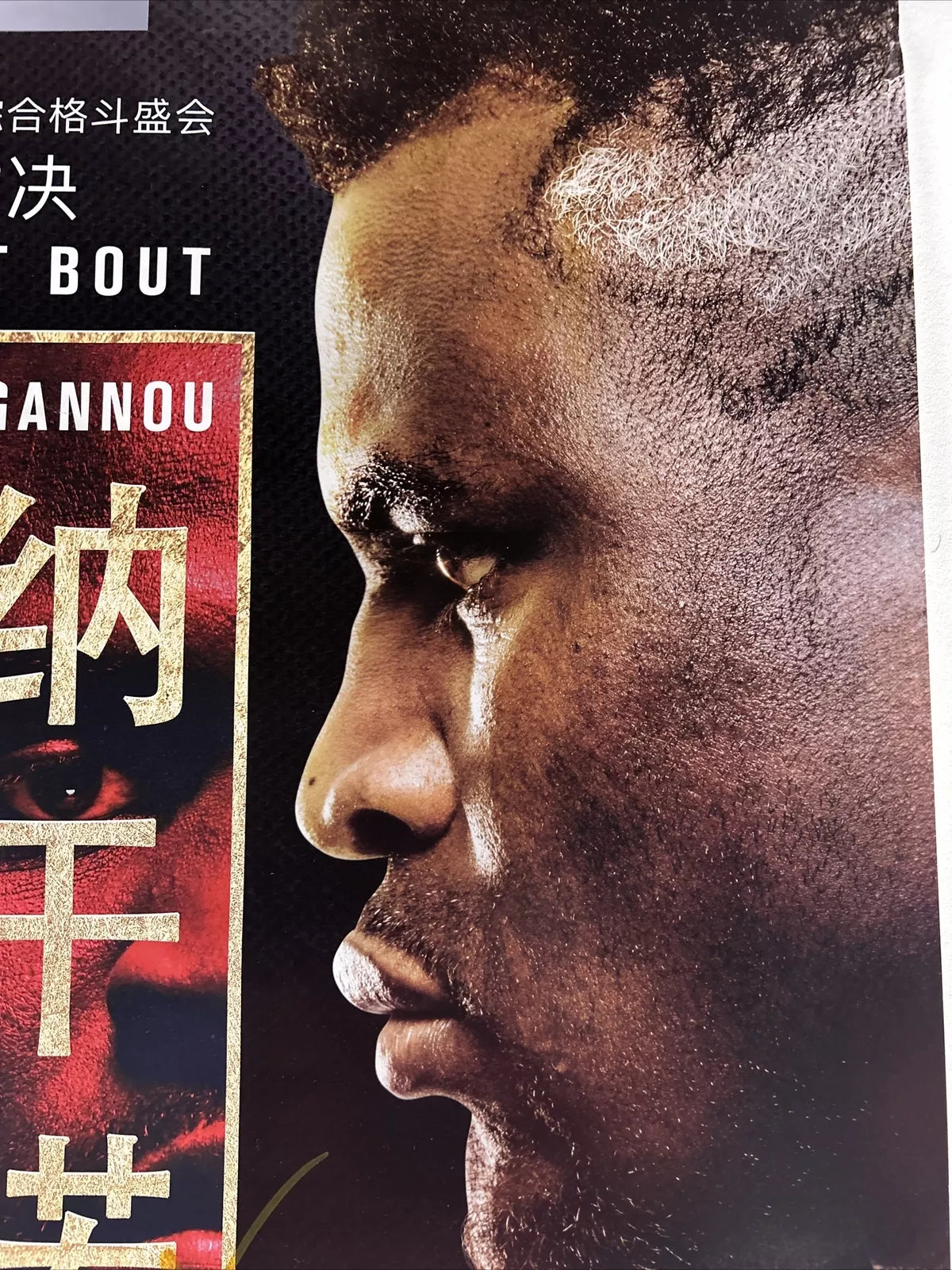UFC Curtis Blaydes vs. Francis Ngannou 2 Signed Event Poster SBC