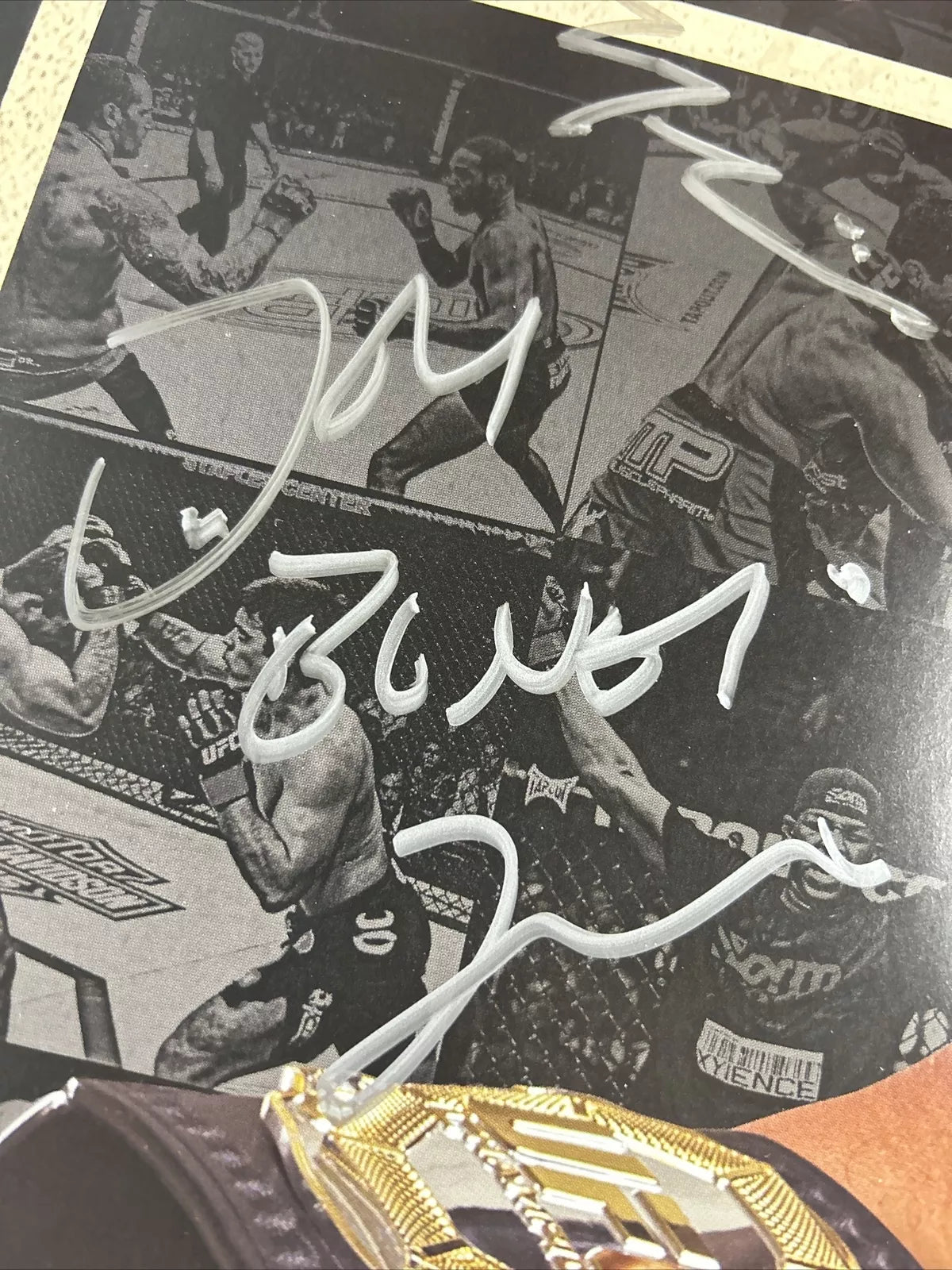UFC 140 Jon Jones Vs Lyoto Machida Signed Event Poster SBC