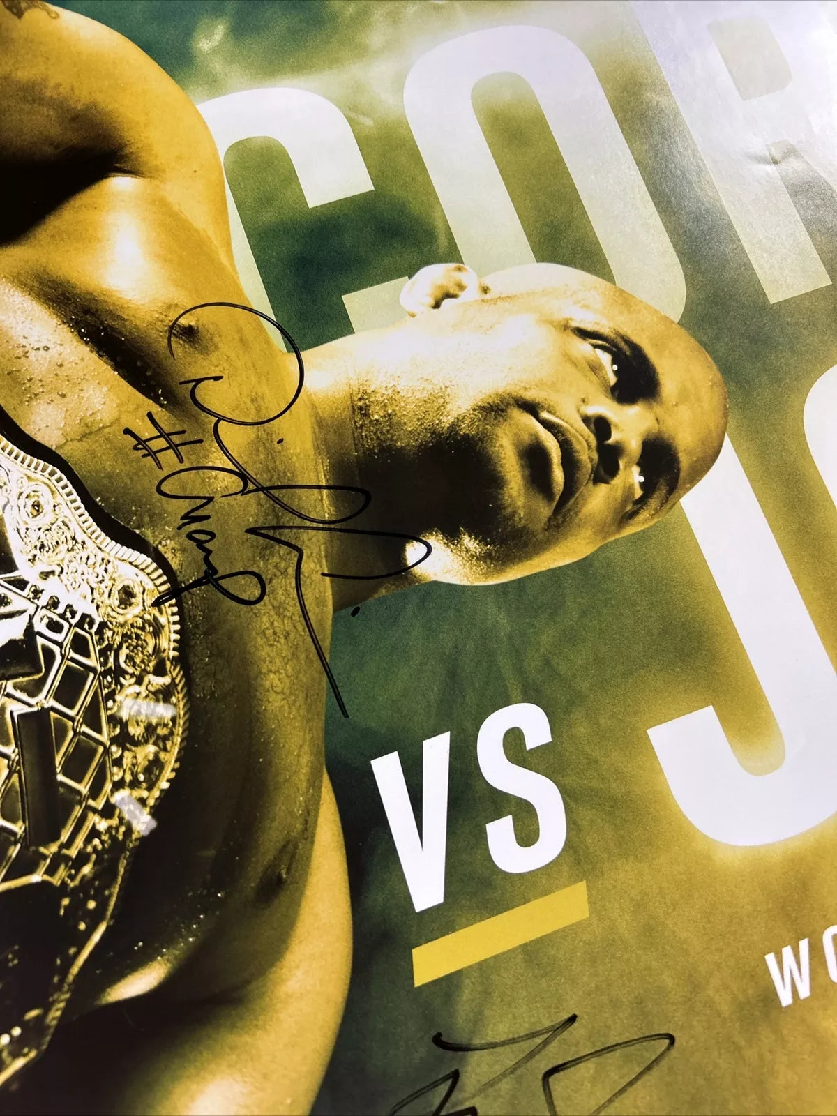 UFC 214 Jon Bones Jones Vs Daniel DC Cormier 2 Signed Event Poster SBC