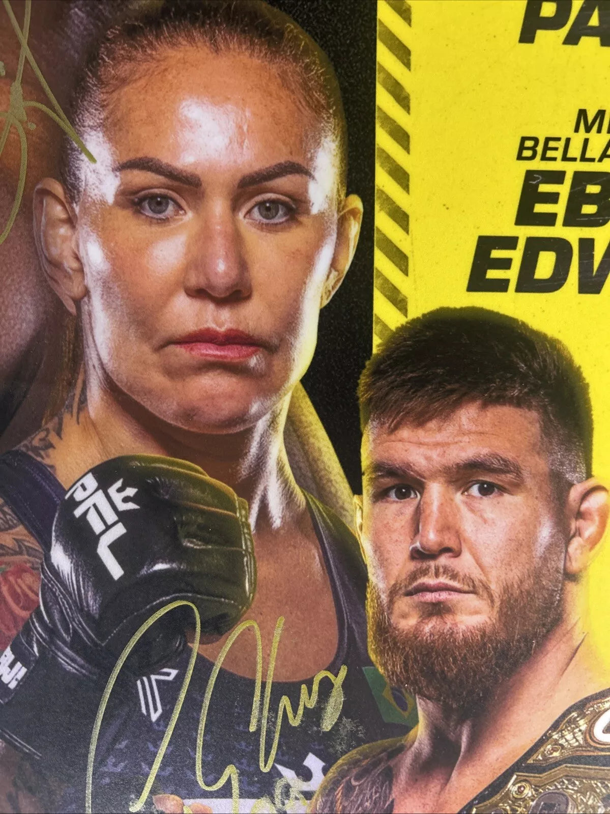 PFL: Battle of the Giants - Francis Ngannou Vs Ferreira Signed event poster SBC