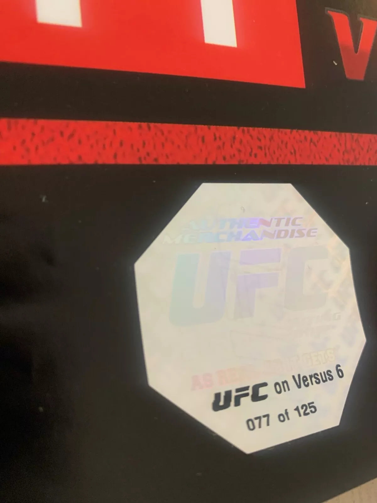 UFC Signed Event Poster Dominick Cruz Vs Demetrious Mighty Mouse Johnson SBC