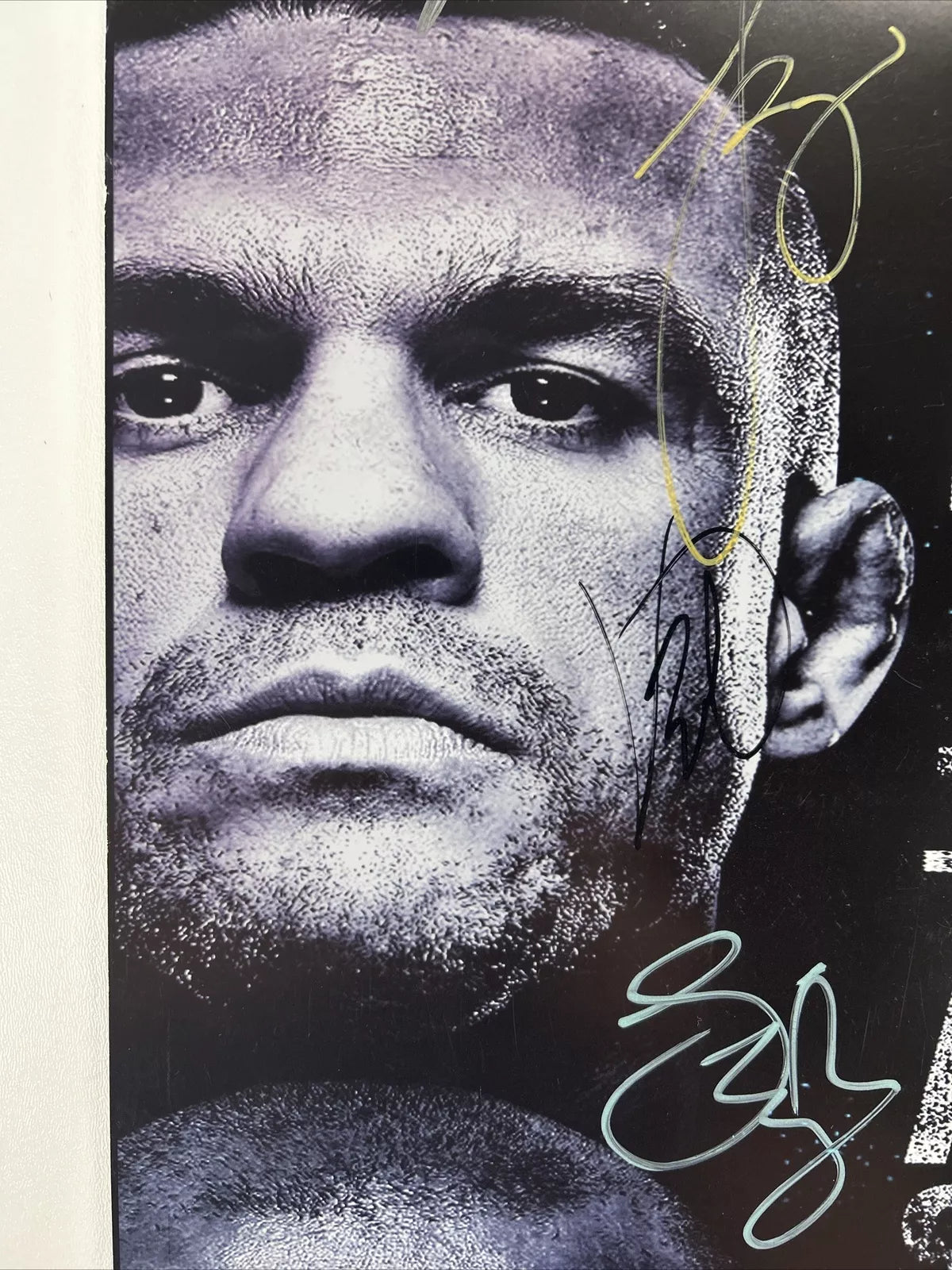 Gamebred Boxing 4 Roy jones Jr VS Pettis Signed event poster SBC