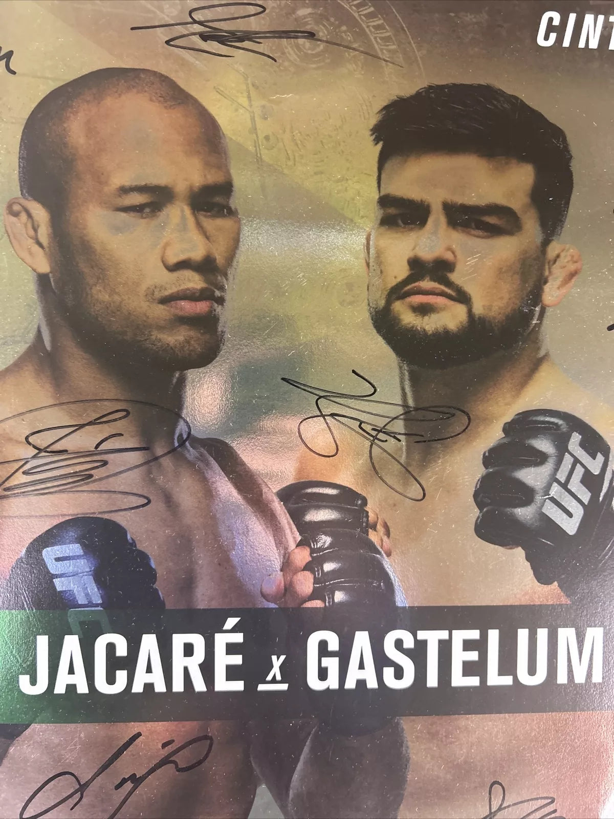 UFC 224 Amanda Nunes vs. Pennington Signed Event Poster SBC