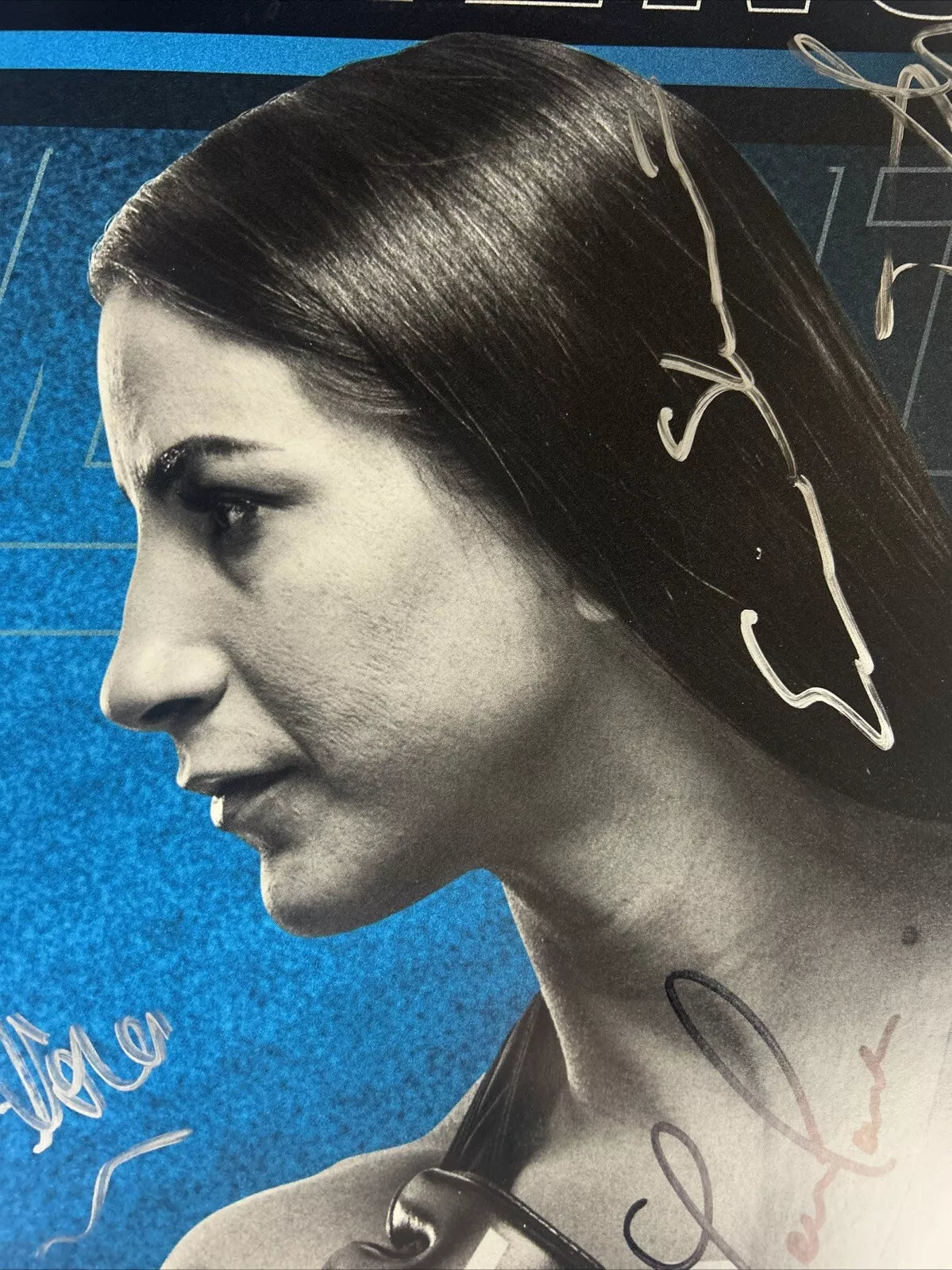 UFC Jeremey Stephens Vs Josh Emmett Signed Event Poster SBC Florida