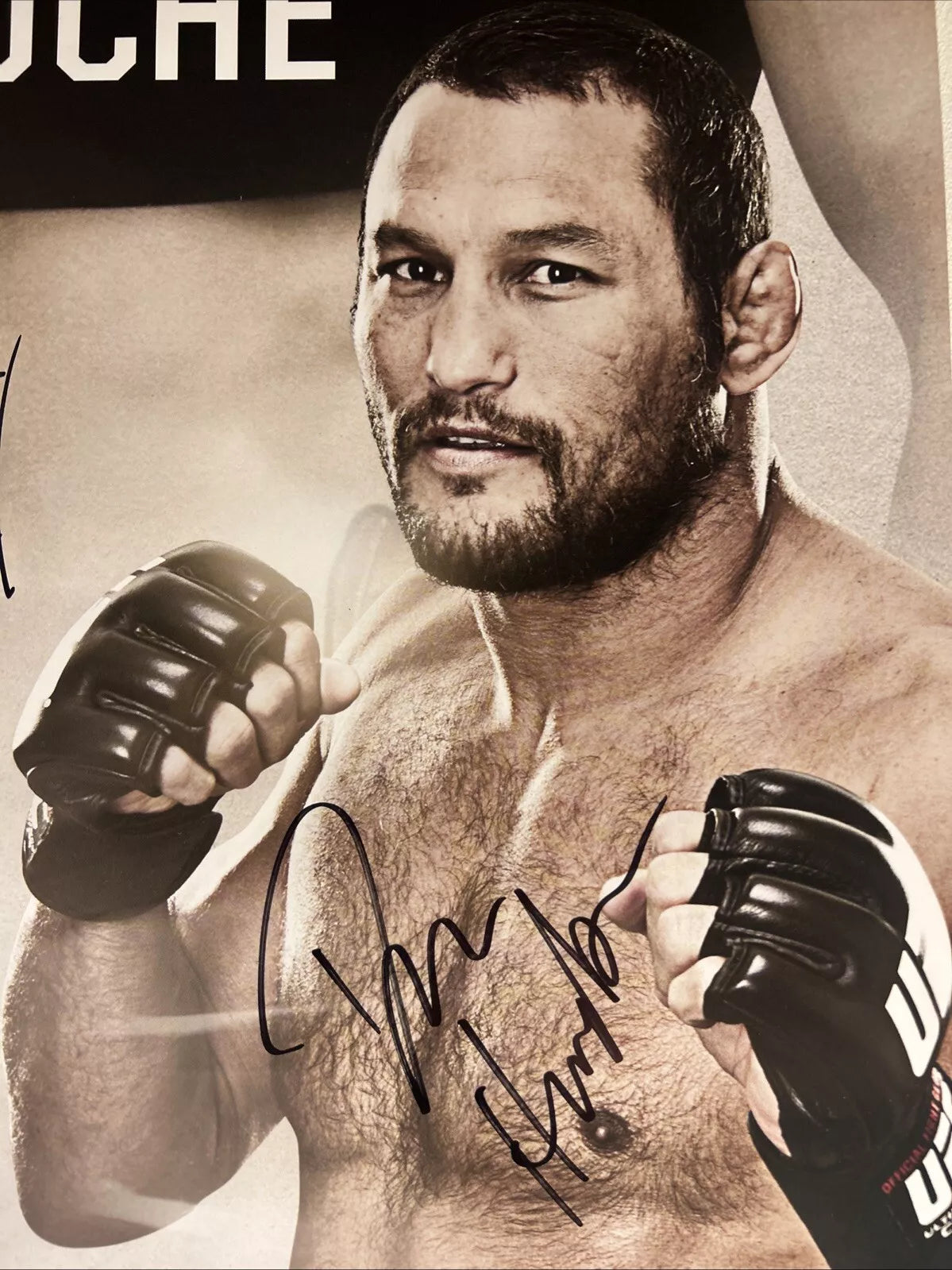 UFC 157 Ronda Rousey vs Carmouche Signed Event Poster SBC FREE T-shirt!