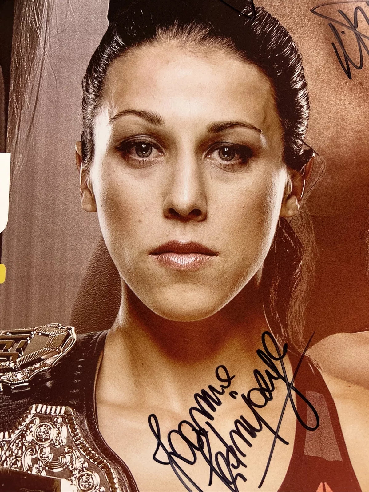 UFC 193 Ronda Rousey Vs Holly Holm Signed Event Poster SBC