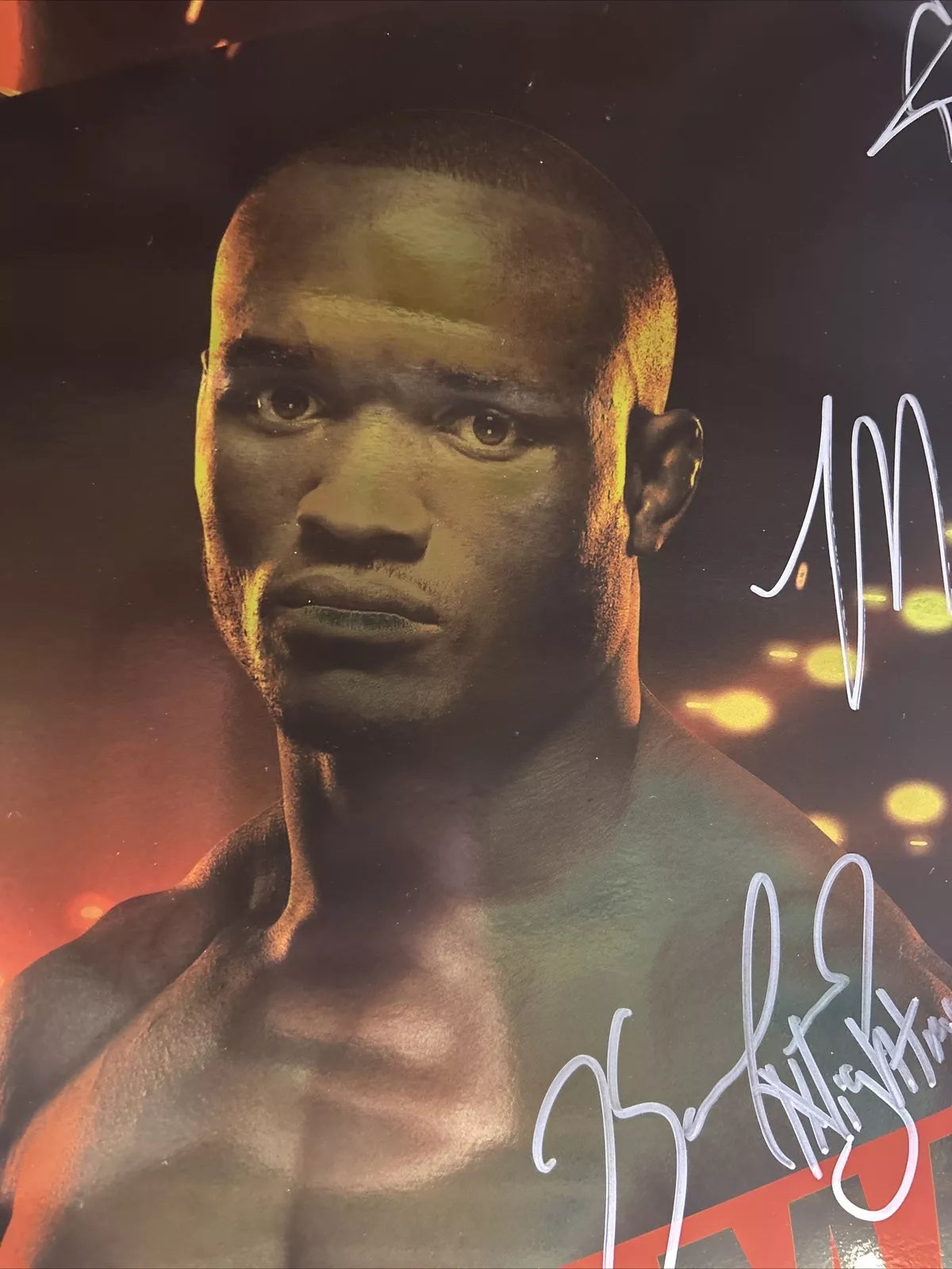 UFC 235 Jon Jones Vs Smith Signed Event Poster SBC