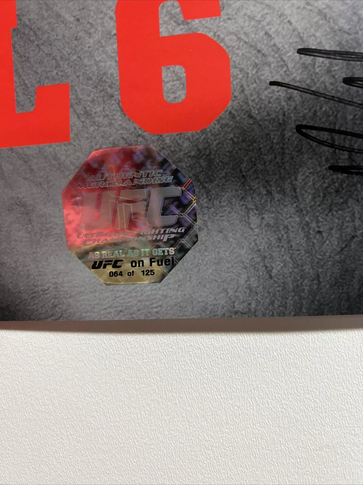 Conor McGregor UFC DEBUT Signed Event Poster SBC