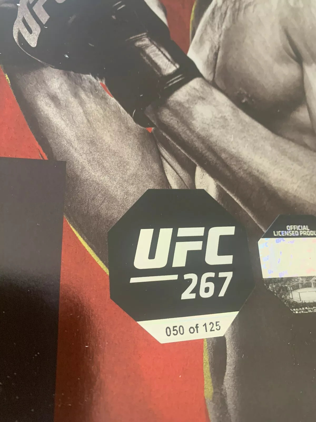 UFC 267 Jan Blachowicz vs Glover Teixeira Signed Event Poster SBC