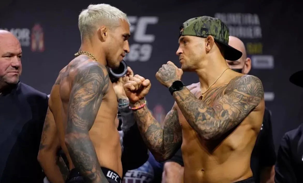UFC 269 Charles Oliveira Vs Dustin Poirier Signed Event Poster SBC MINT