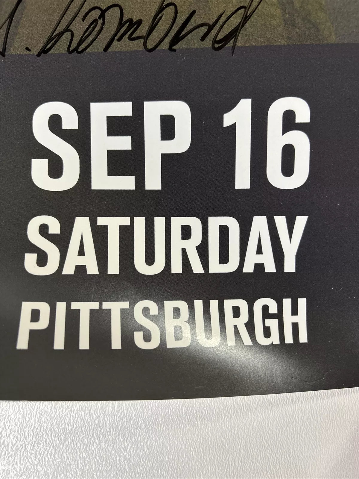 UFC Luke Rockhold Vs Branch Signed Event Poster SBC Usman, Gilbert, Mike Perry