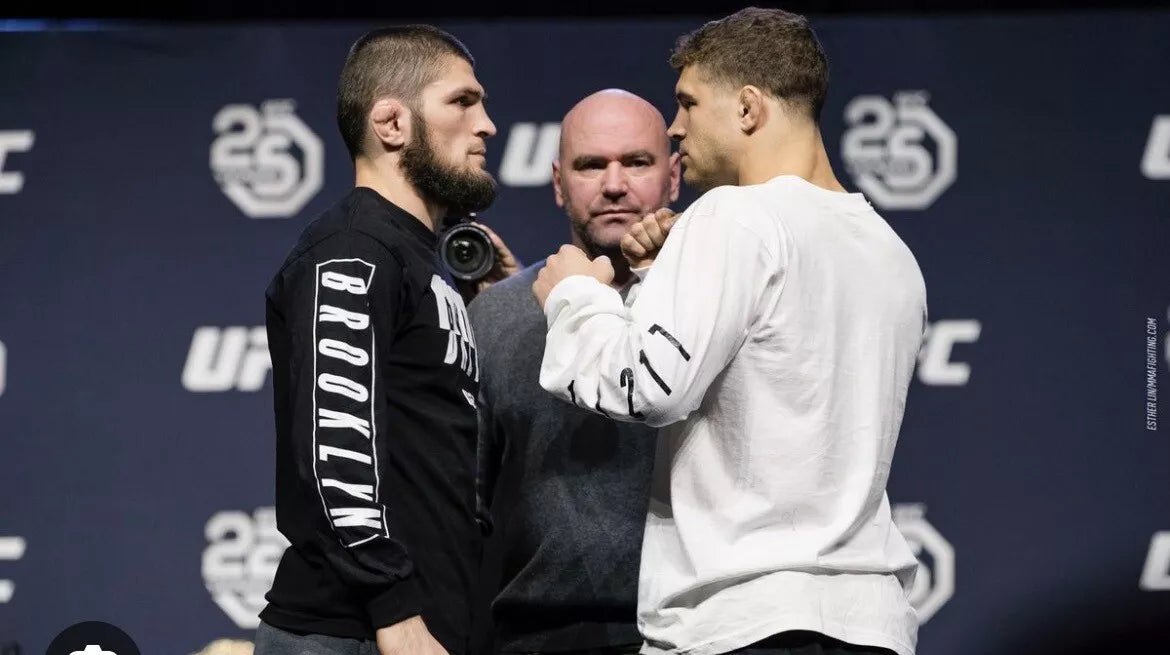 UFC 223 Khabib Nurmagomedov vs. Iaquinta Signed Event Poster SBC