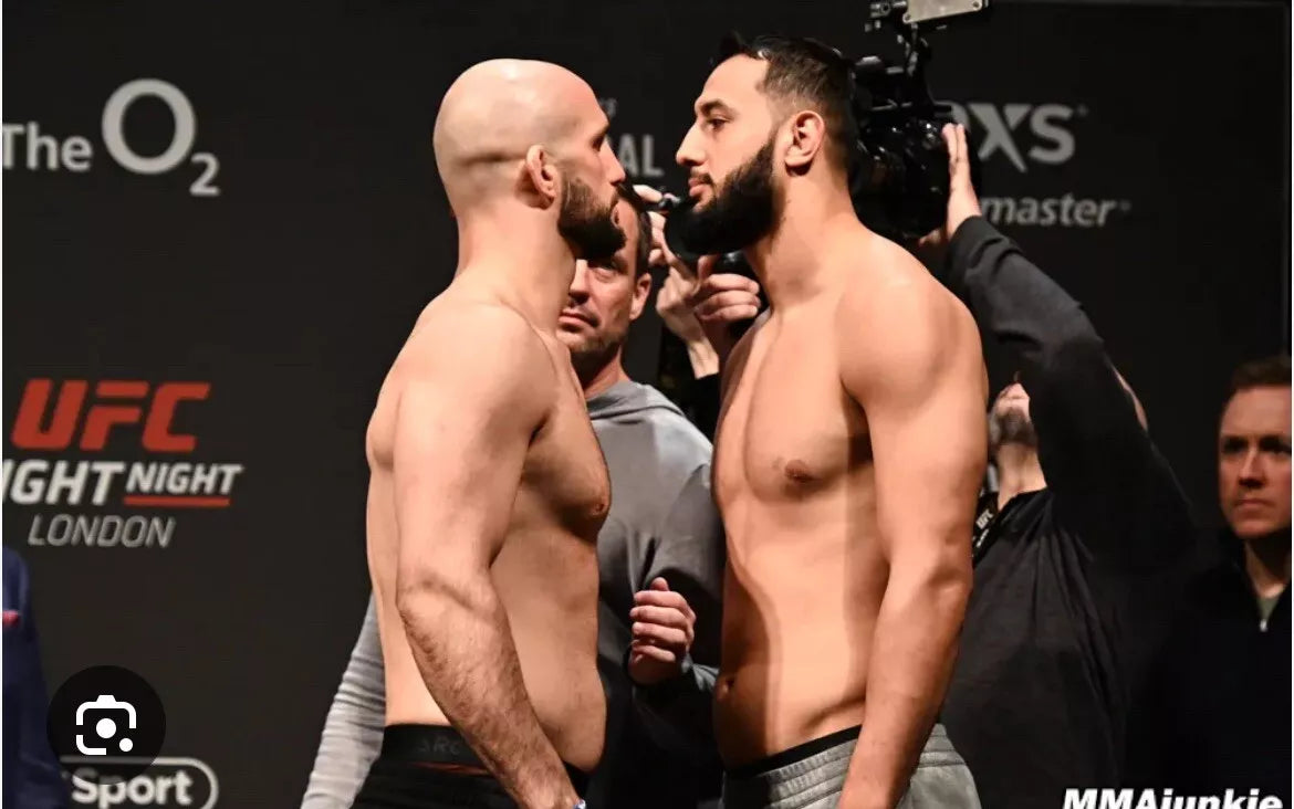 UFC Darren Till Vs Jorge Masvidal Signed Event Poster SBC Leon Edwards