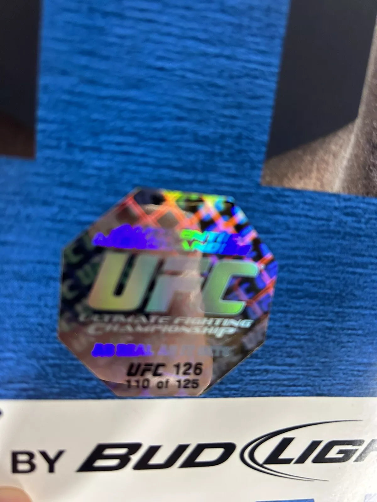 UFC 126 Silva Vs Belfort Signed Event Poster SBC