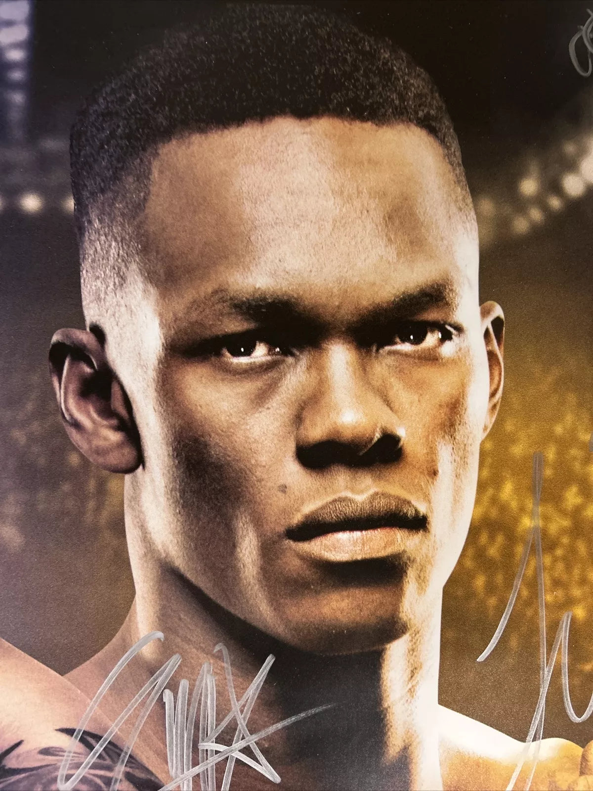 UFC TUF 27 Finale Israel Adesanya Vs Tavares Signed Event Poster SBC Bryce Debut