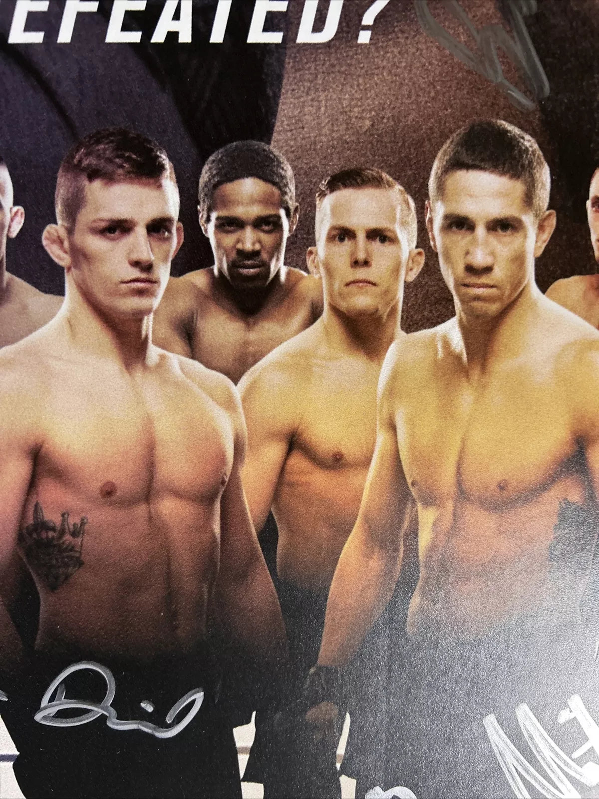 UFC TUF 27 Finale Israel Adesanya Vs Tavares Signed Event Poster SBC Bryce Debut