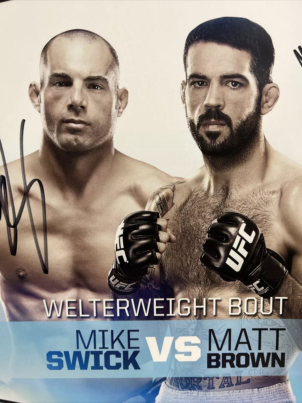 UFC on Fox 5 - Nate Diaz Vs Henderson Signed Event Poster SBC BJ Penn