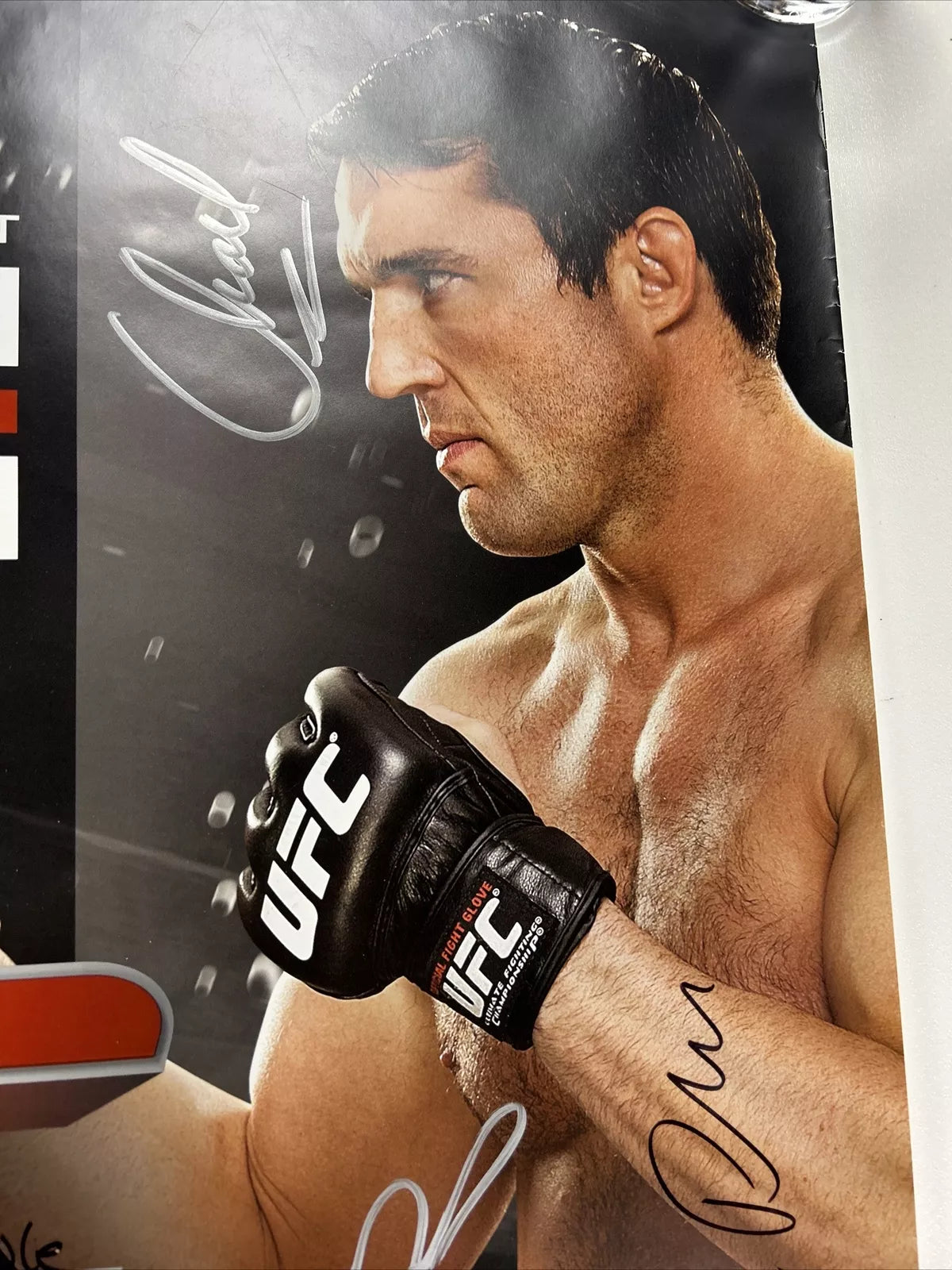 UFC Fight Night Conor McGregor Vs Max Holloway Signed Event Poster SBC Shogun Vs Sonnen