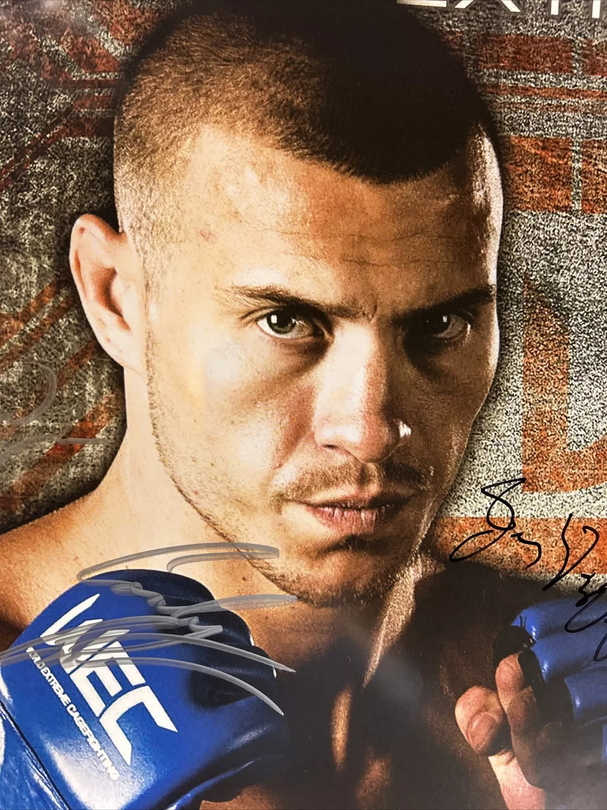 WEC 43 Benson Henderson Vs Donald Cowboy Cerrone Signed Event Poster SBC