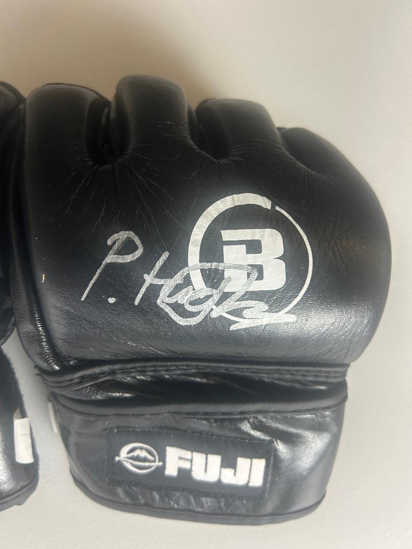 Paul Hughes Fight Worn Signed Gloves - Bellator Dublin