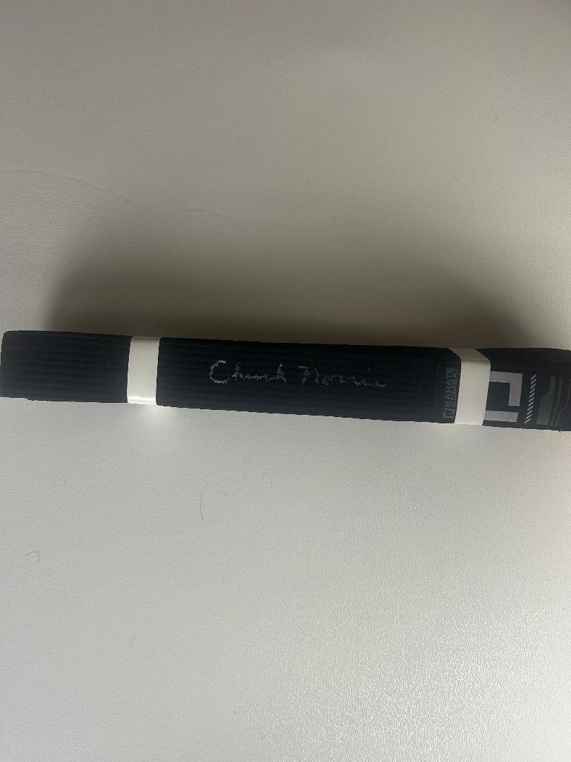 Chuck Norris Signed Black Belt