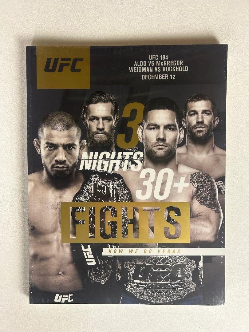 UFC 194 SEALED Program - Conor McGregor Vs Jose Aldo