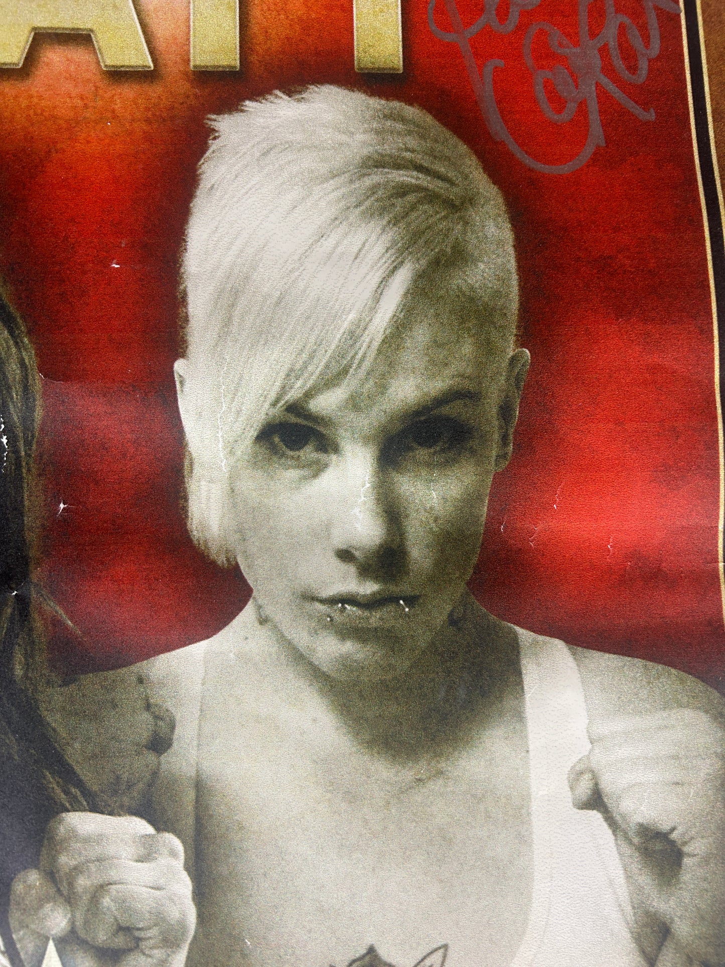 (BAD DAMAGE) Invicta 4 Signed Event Poster