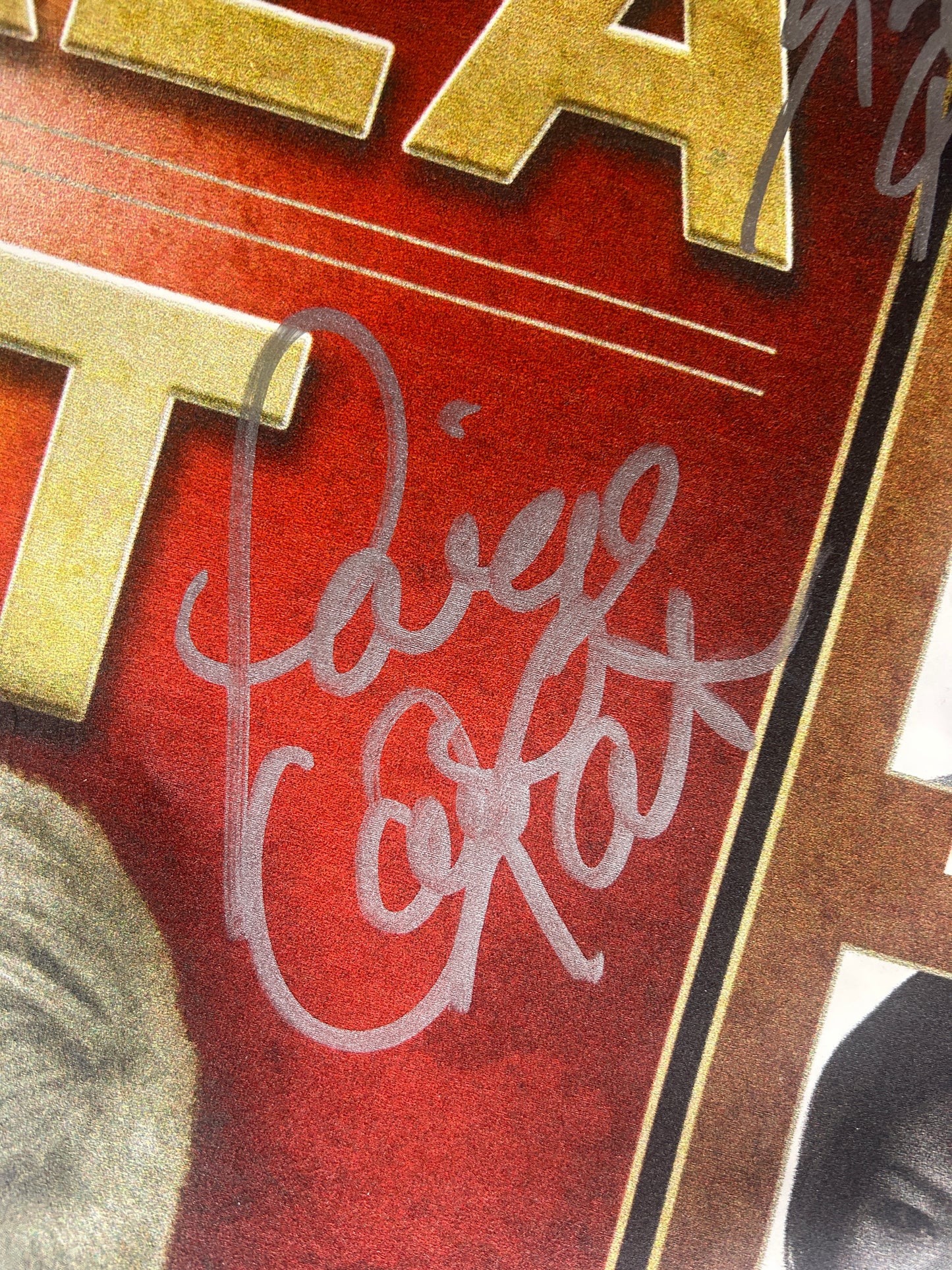 (BAD DAMAGE) Invicta 4 Signed Event Poster