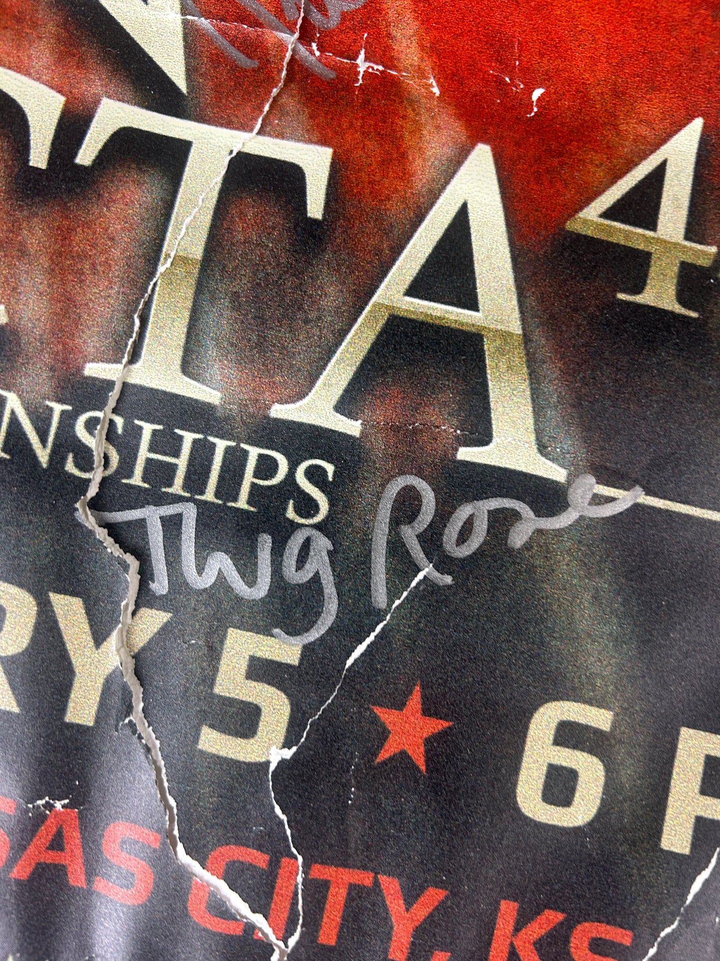 (BAD DAMAGE) Invicta 4 Signed Event Poster