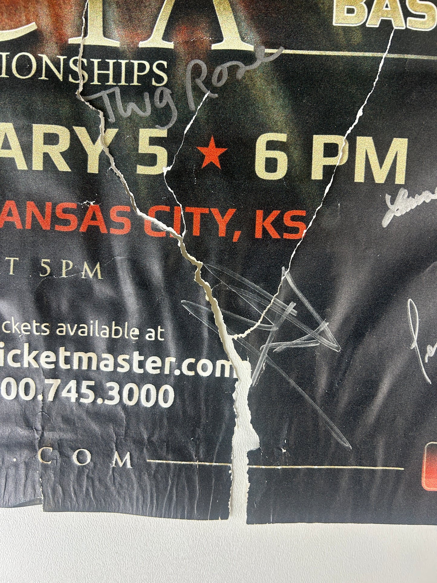 (BAD DAMAGE) Invicta 4 Signed Event Poster