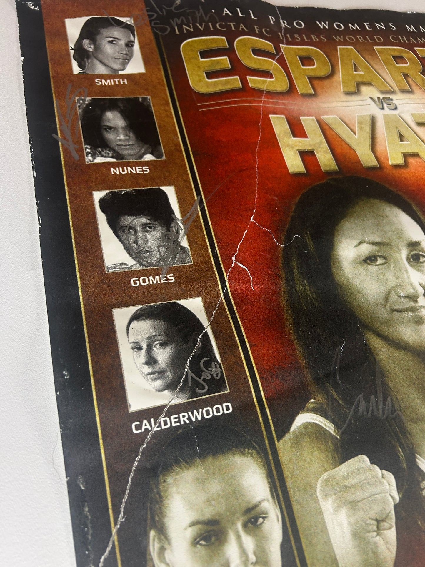 (BAD DAMAGE) Invicta 4 Signed Event Poster