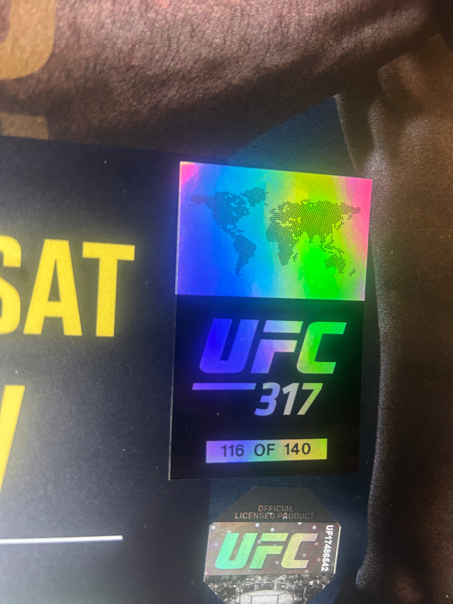 UFC 317: Ilia Topuria vs. Charles Oliveira Signed Event Poster