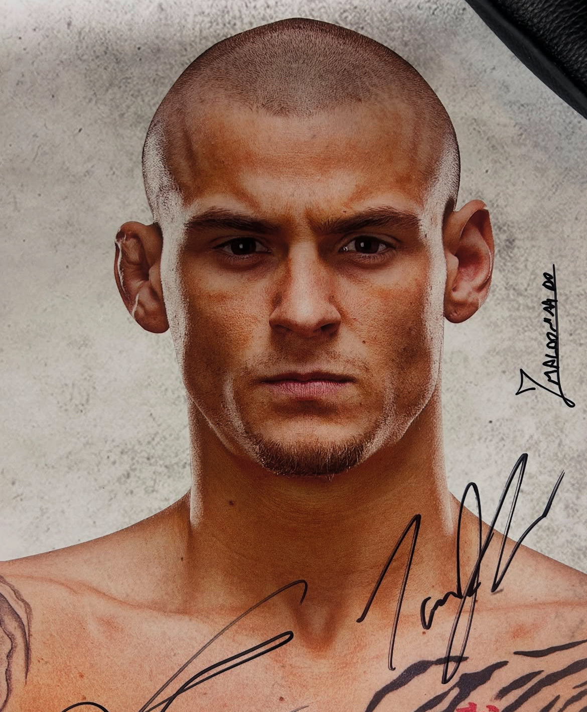 UFC on Fuel TV: The Korean Zombie vs. Dustin Poirier Signed Event Poster and Media Pass