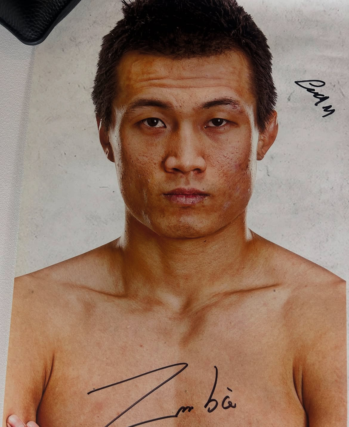 UFC on Fuel TV: The Korean Zombie vs. Dustin Poirier Signed Event Poster and Media Pass