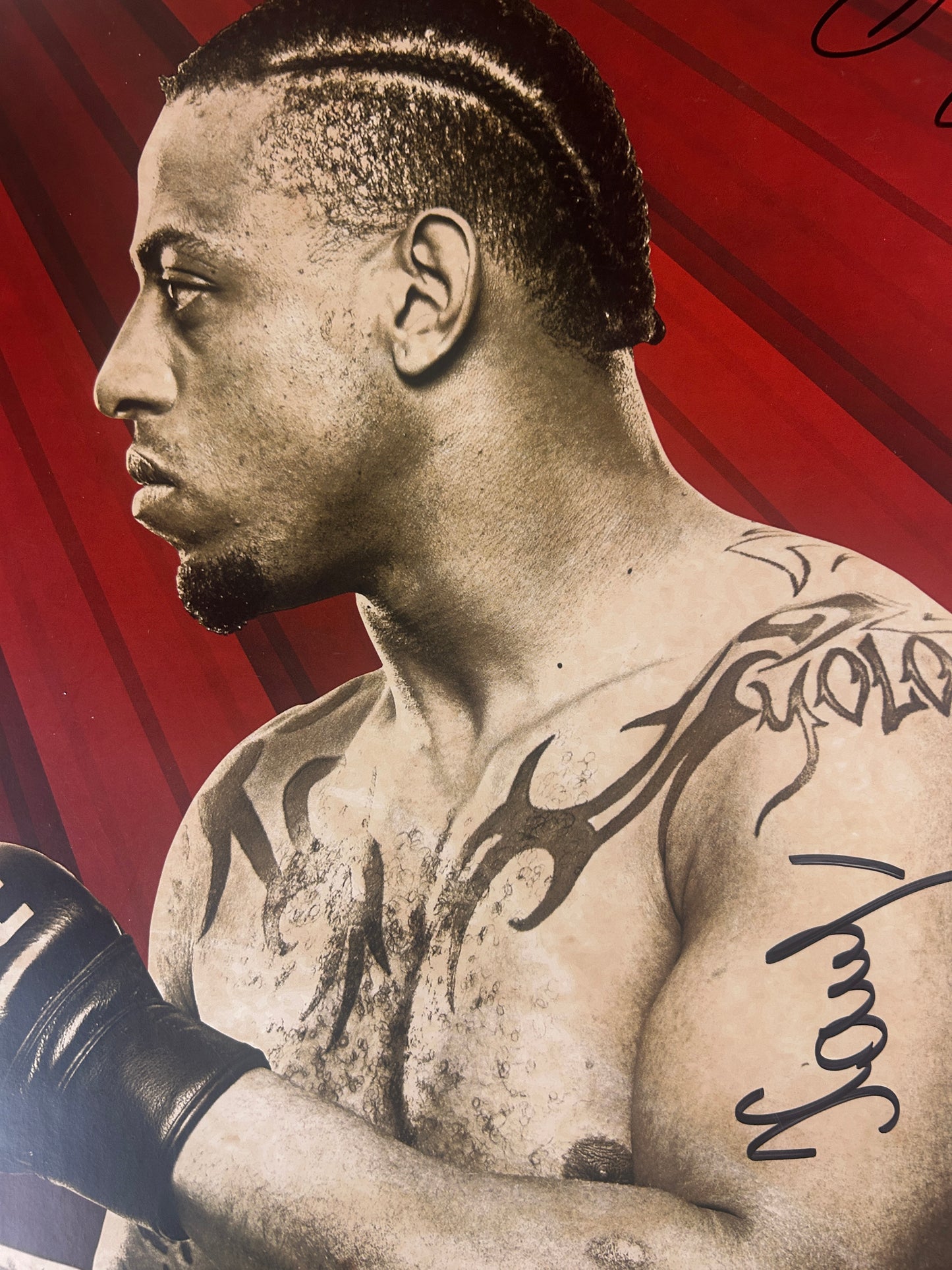 UFC Fight Night Zabit Magomedsharipov vs. Calvin Kattar Signed Event Poster