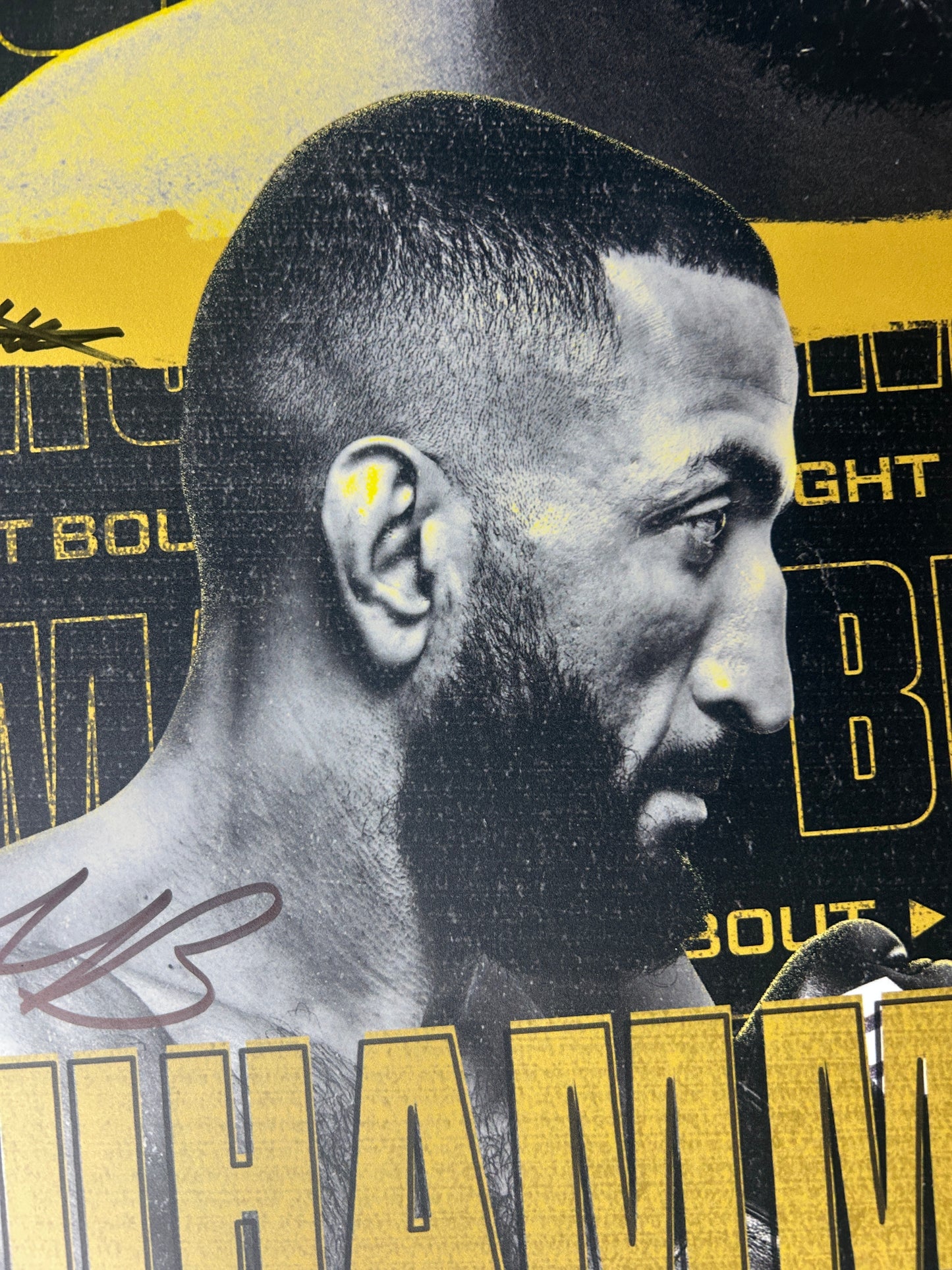 UFC 288 Aljamain Sterling Vs Henry Cejudo Signed Event Poster