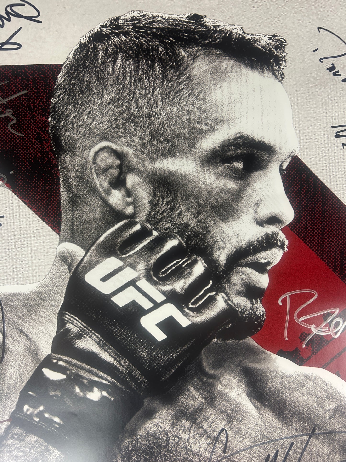 UFC Fight Night Rob Font vs. Cody Garbrandt Signed Event Poster