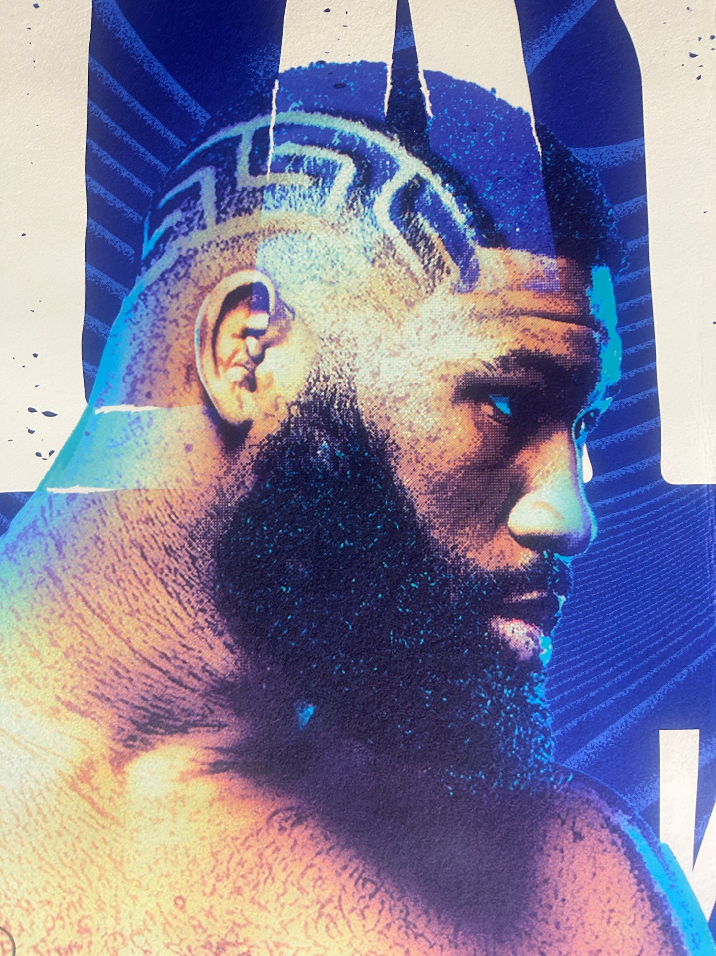 UFC Fight Night Curtis Blaydes Vs Derrick Lewis Signed Event Poster