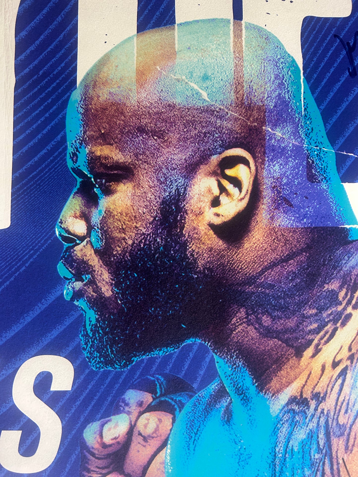 UFC Fight Night Curtis Blaydes Vs Derrick Lewis Signed Event Poster
